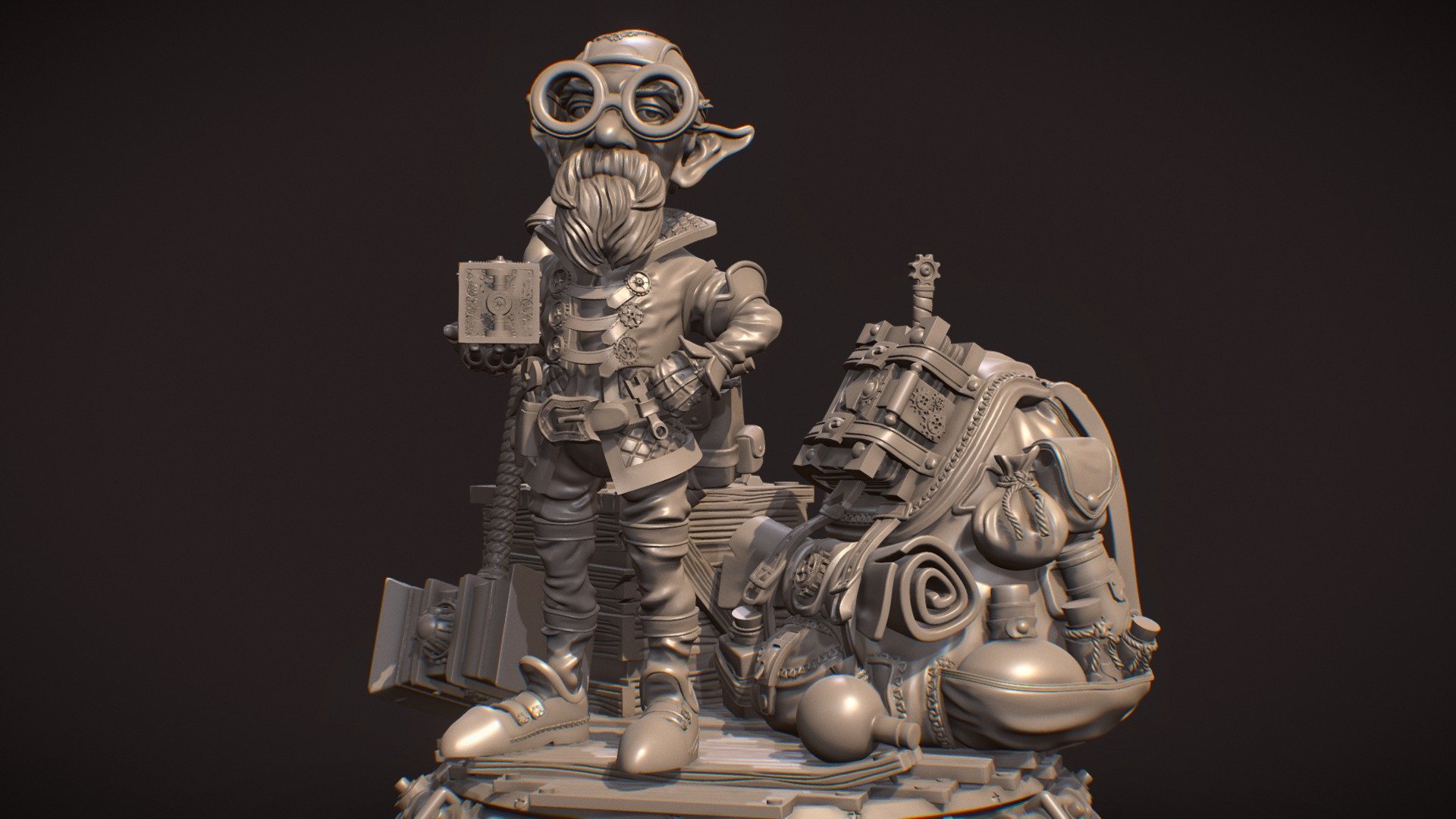 Alvynn the Alchemist 3d model