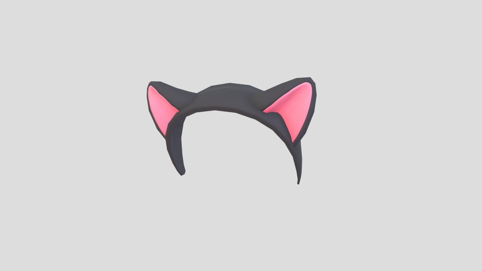 Cat Headband 3d model