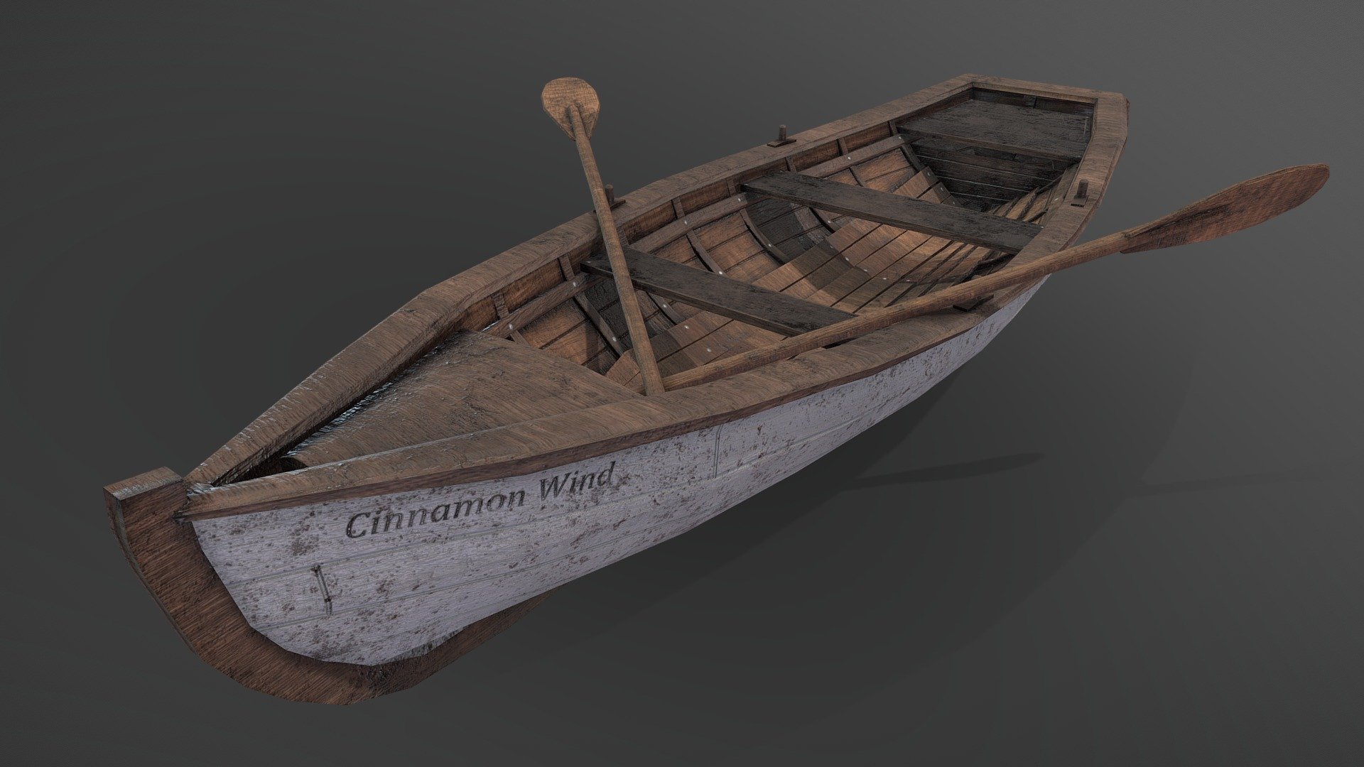 Rowing Boat 3d model