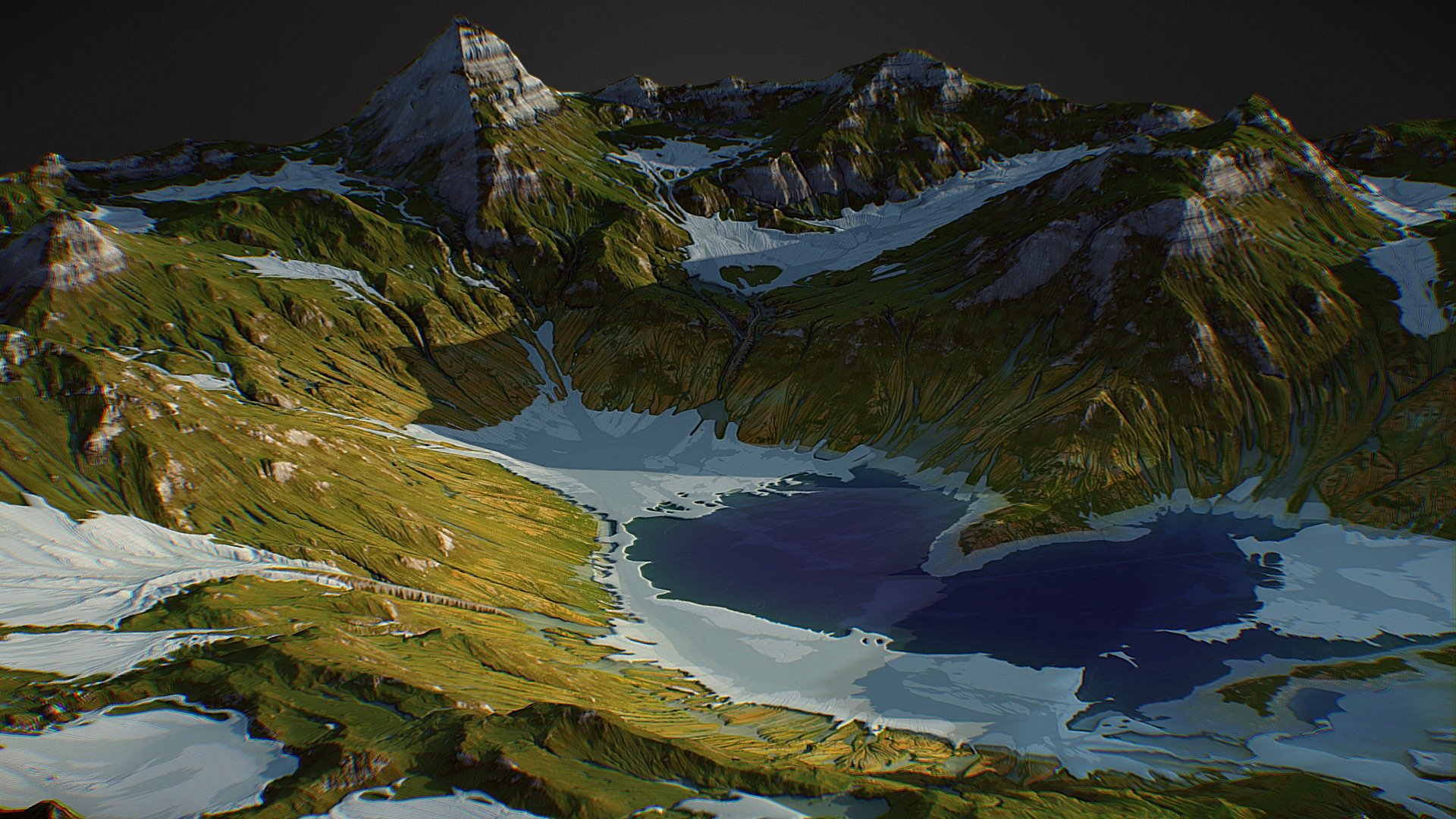 Arkhyz Mountains (World Machine) 3d model