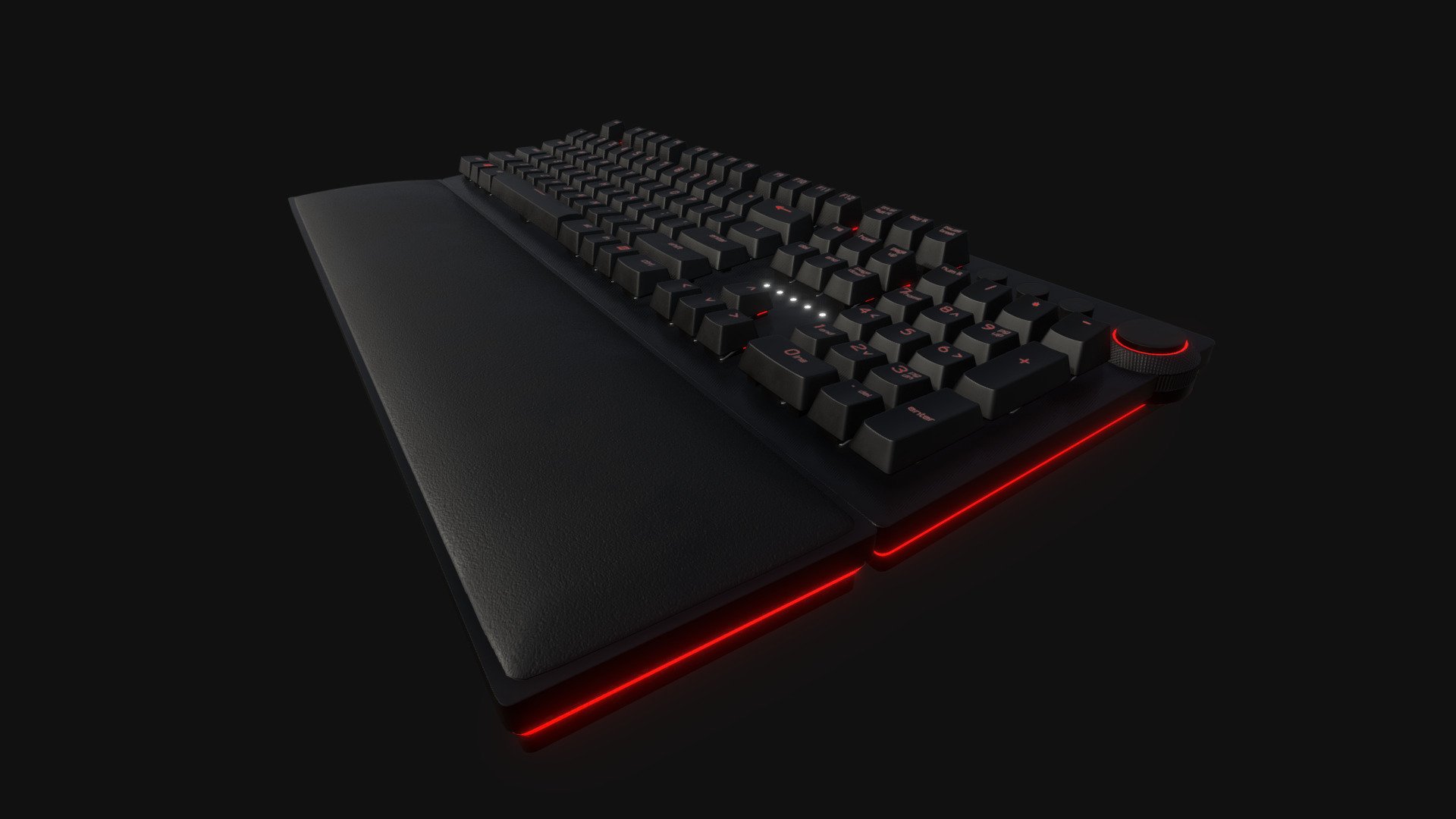 RGB Gaming Keyboard 3d model