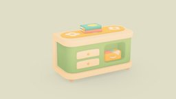 Cute stylized drawer