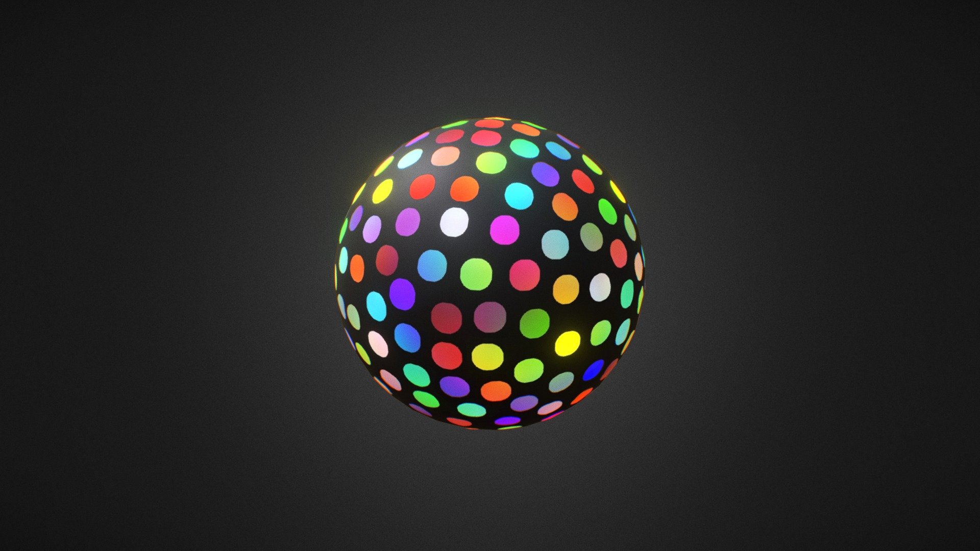 Abstract Disco Ball 3d model