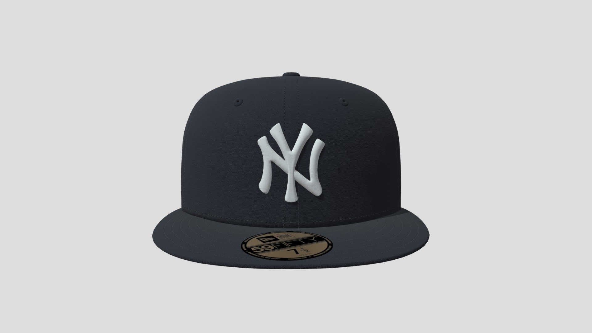 New Era NY Yankees 59Fifty Fitted Cap 3d model