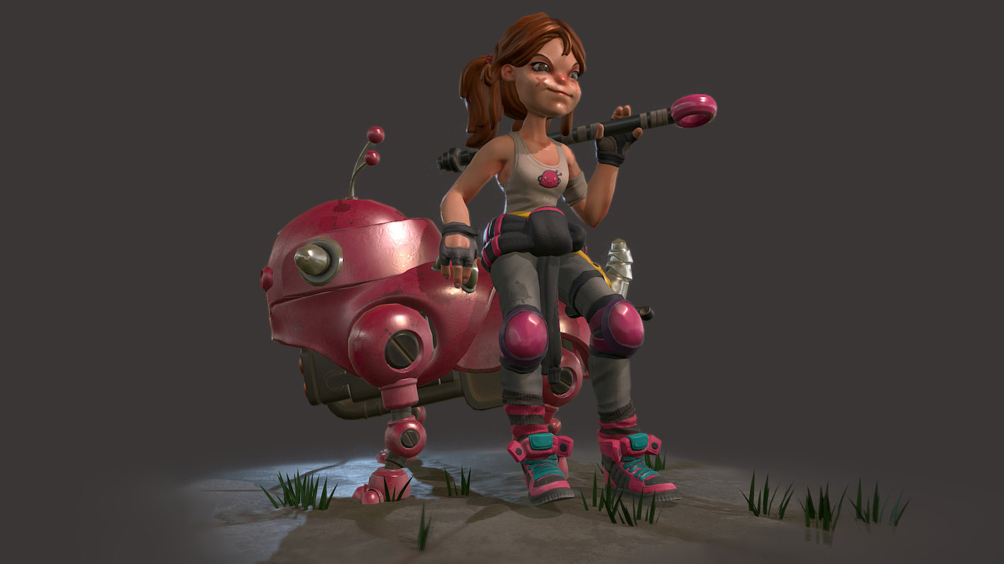 RQ Dog bot 3d model