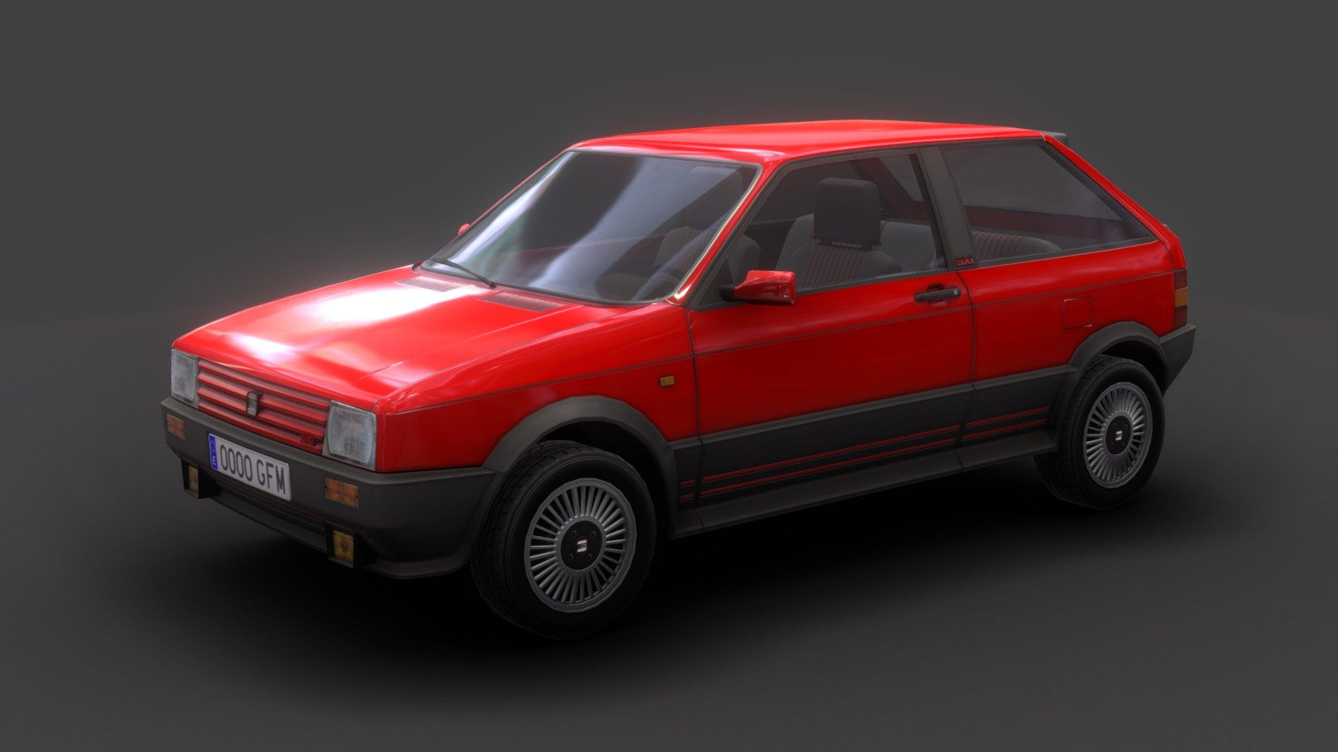 Seat Ibiza SXI 3d model