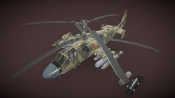 Kamov Ka-52 "Alligator" Camo Static