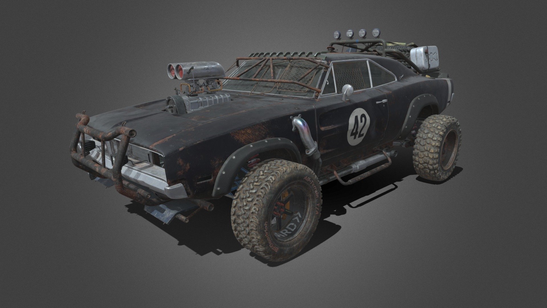 Rally Car 3d model