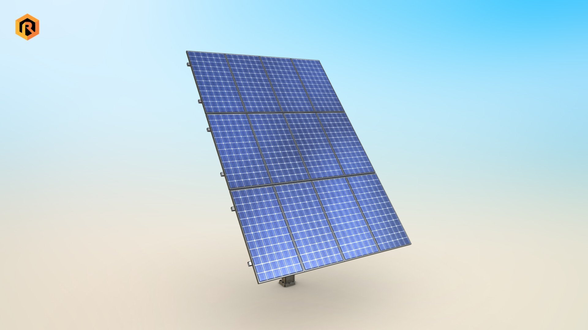 Solar Panels 3d model