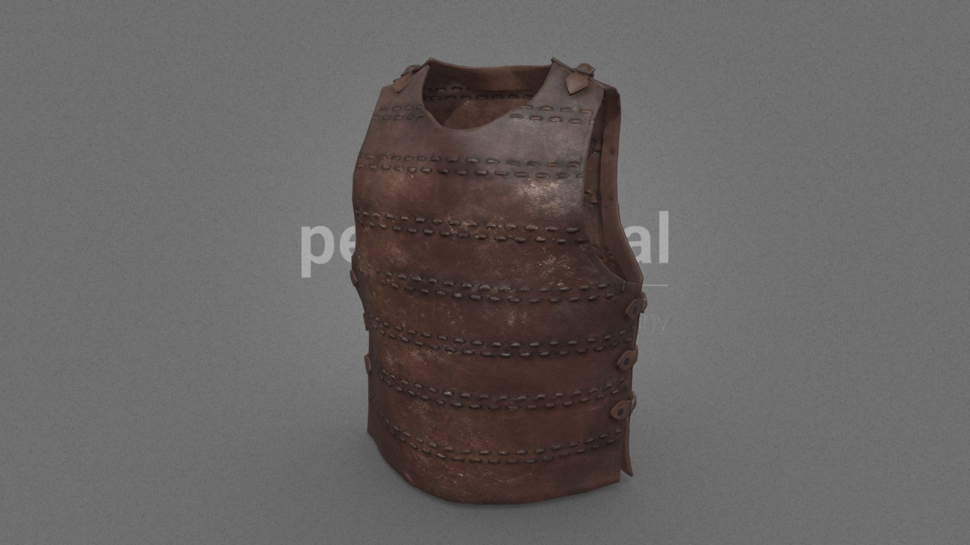 Leather Cuirass 03 3d model