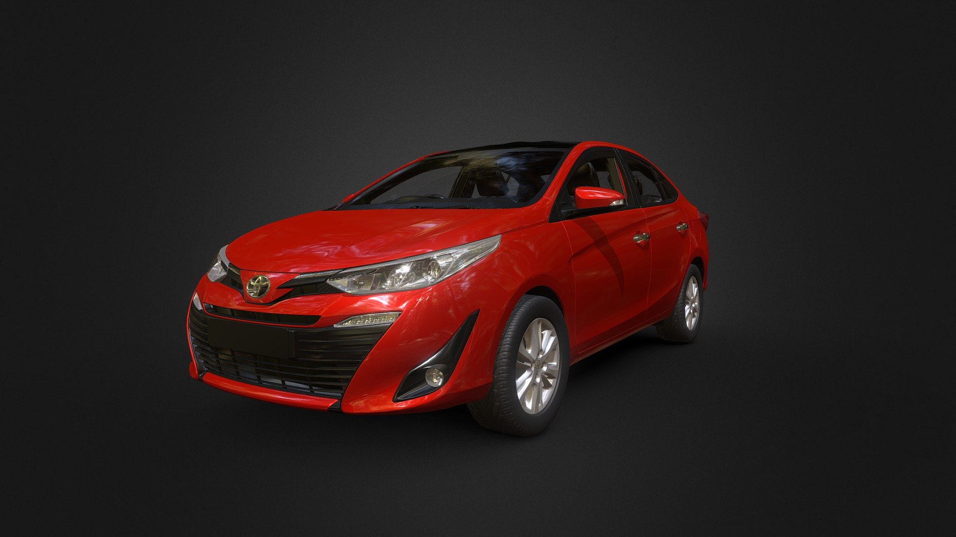 Toyota Yaris Sedan (Vios) 2018 3d model