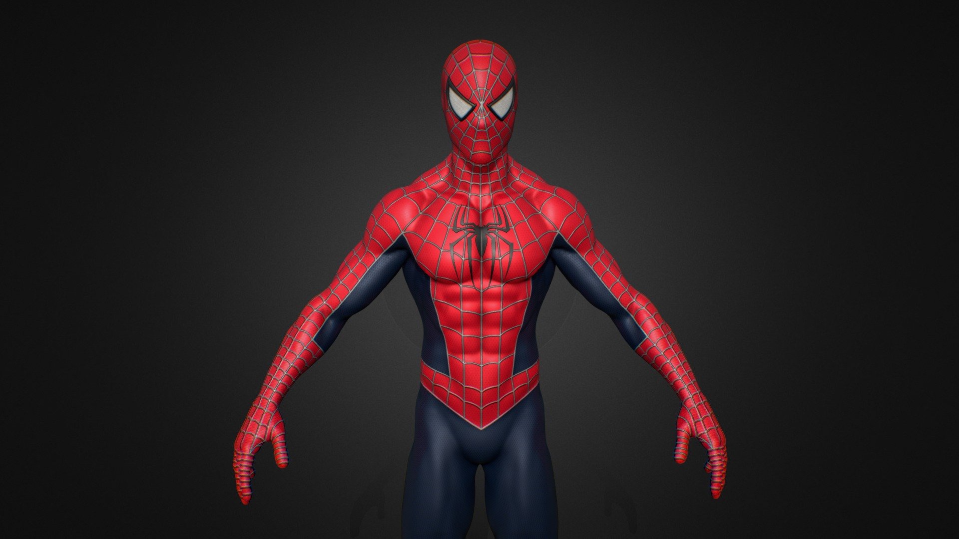 Spiderman No Way Home Sam Raimi Suit 3d model