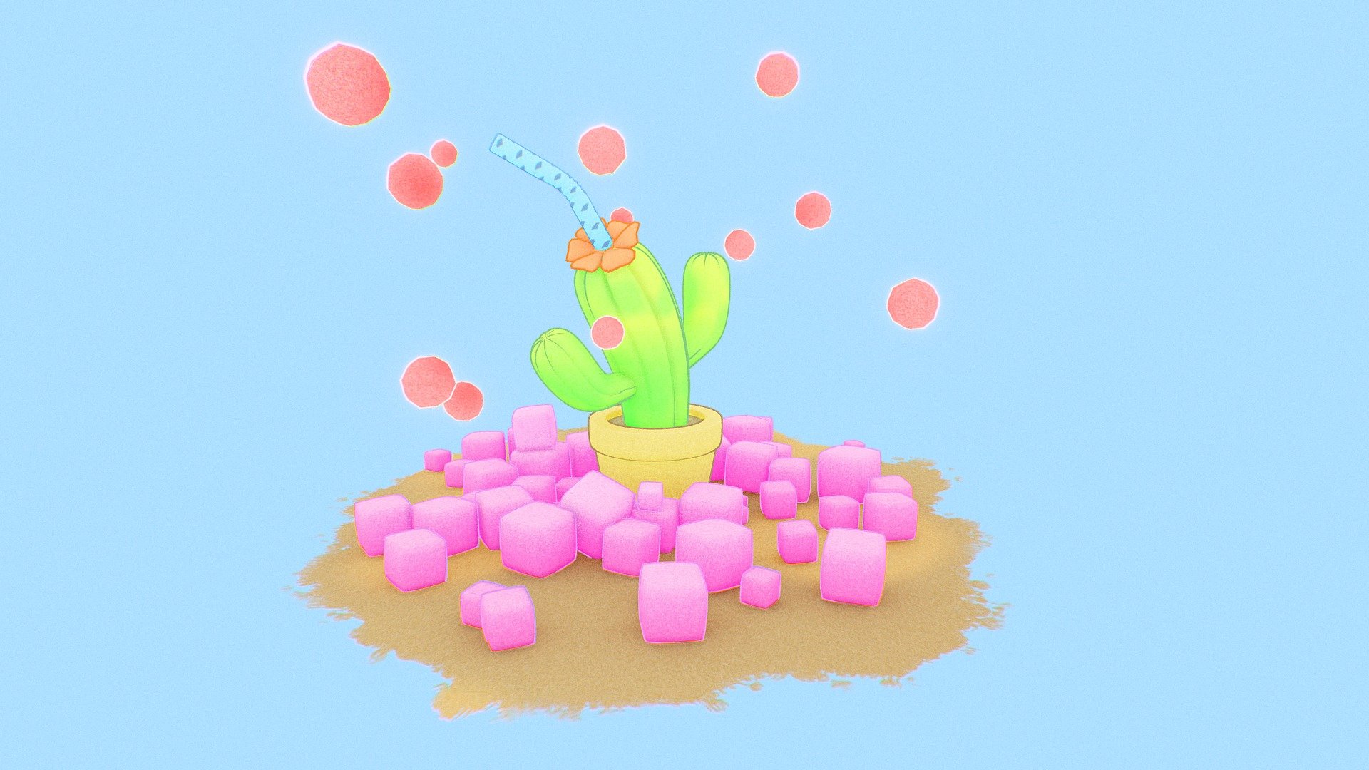 Cactus Juice || Sketchfab Weekly 3d model