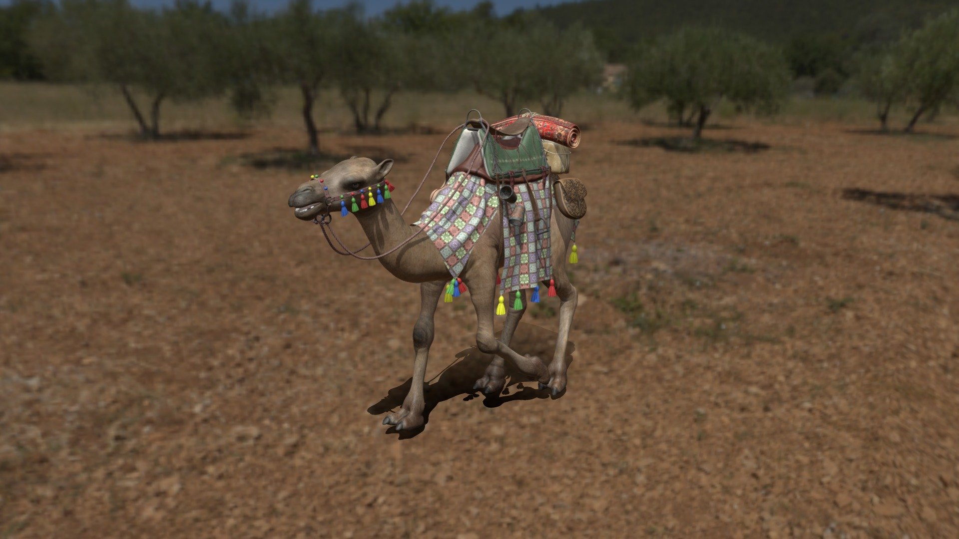 Camel 3d model