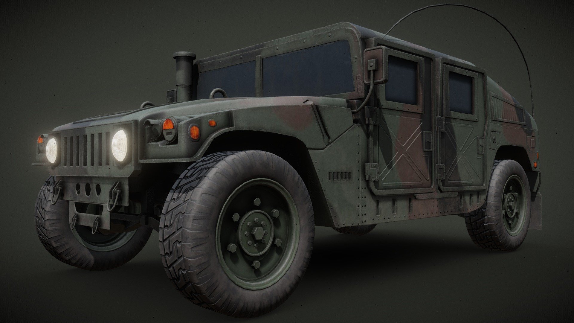 Humvee 3d model