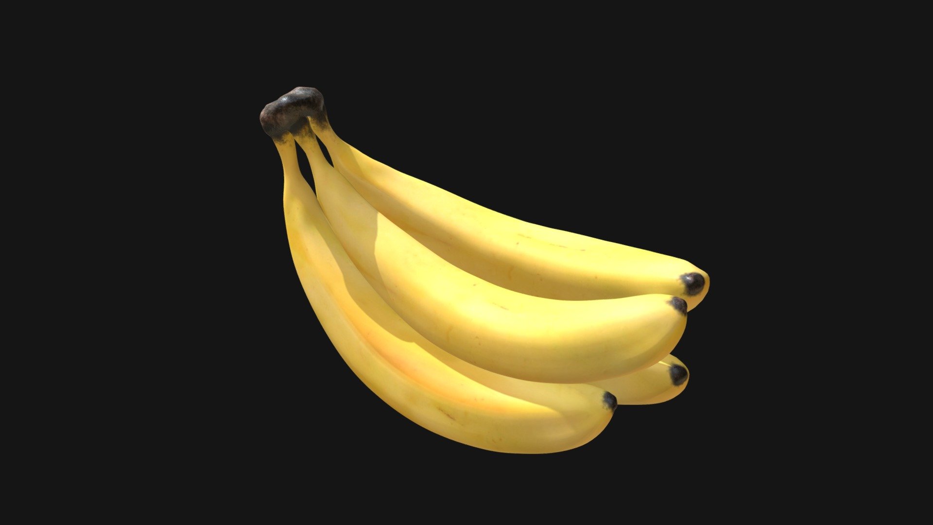 Bunch of bananas 3d model