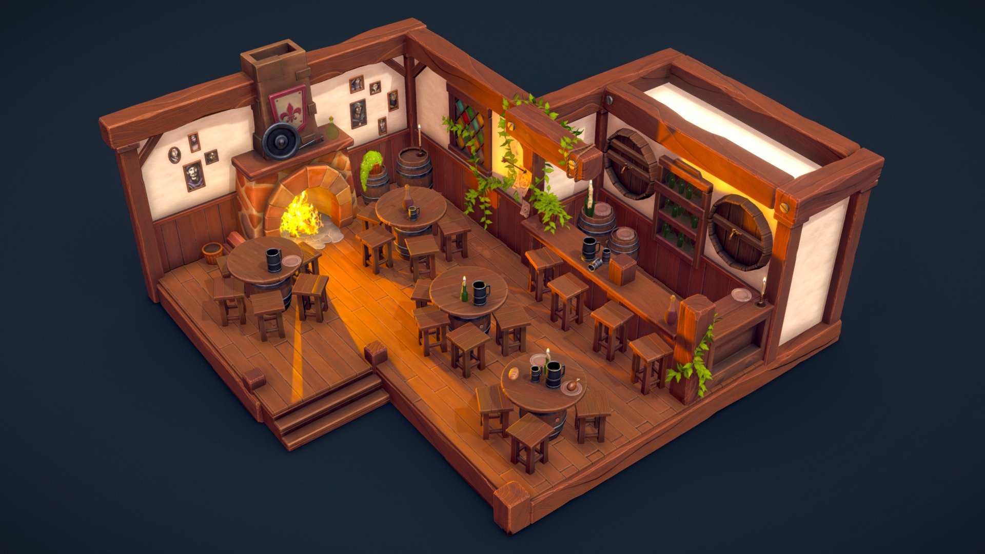 The Tavern 3d model