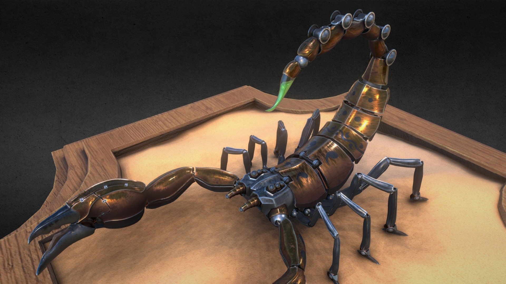 Mechanical Emperor Scorpion 3d model