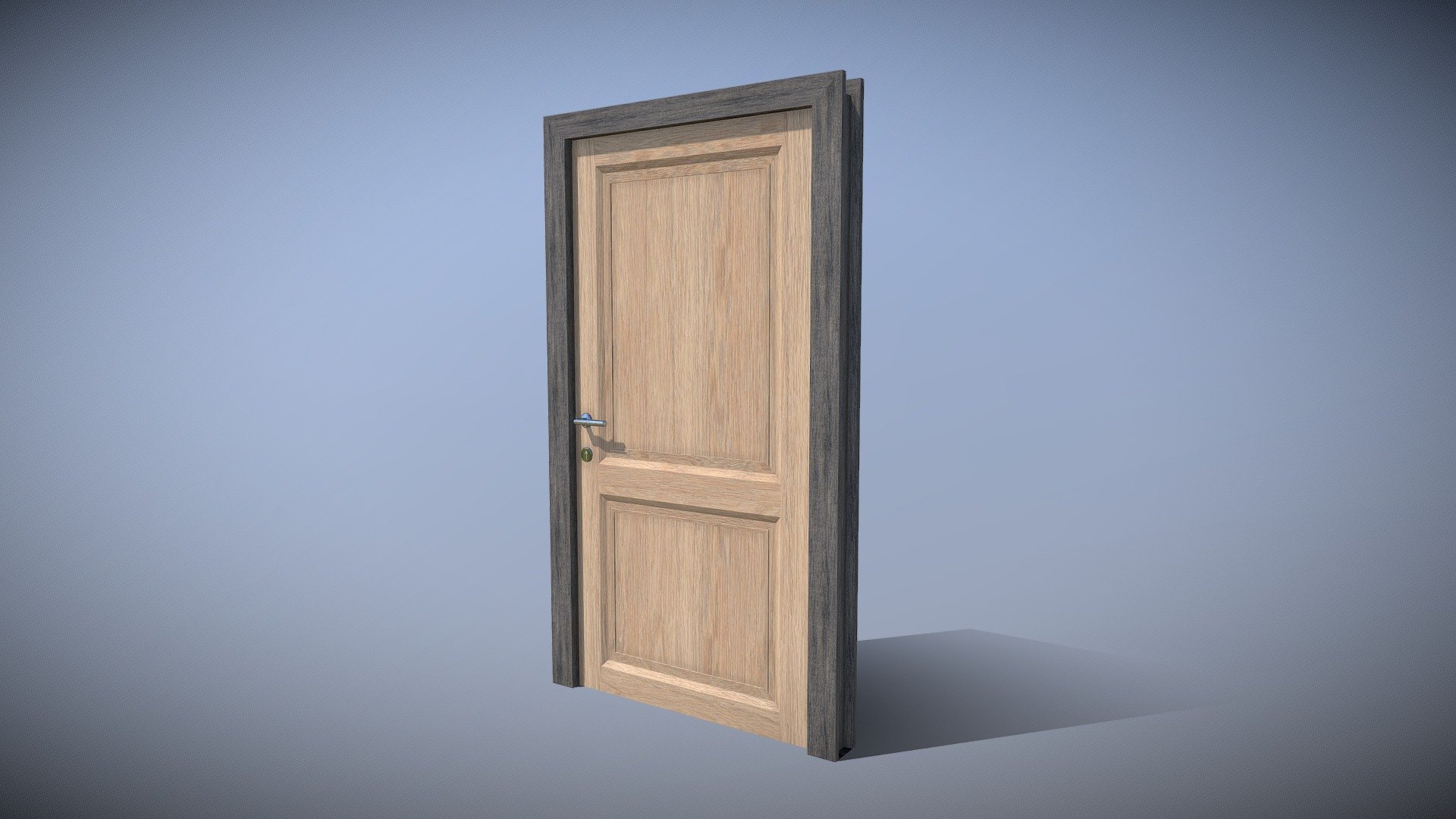 Simple Door 3d model