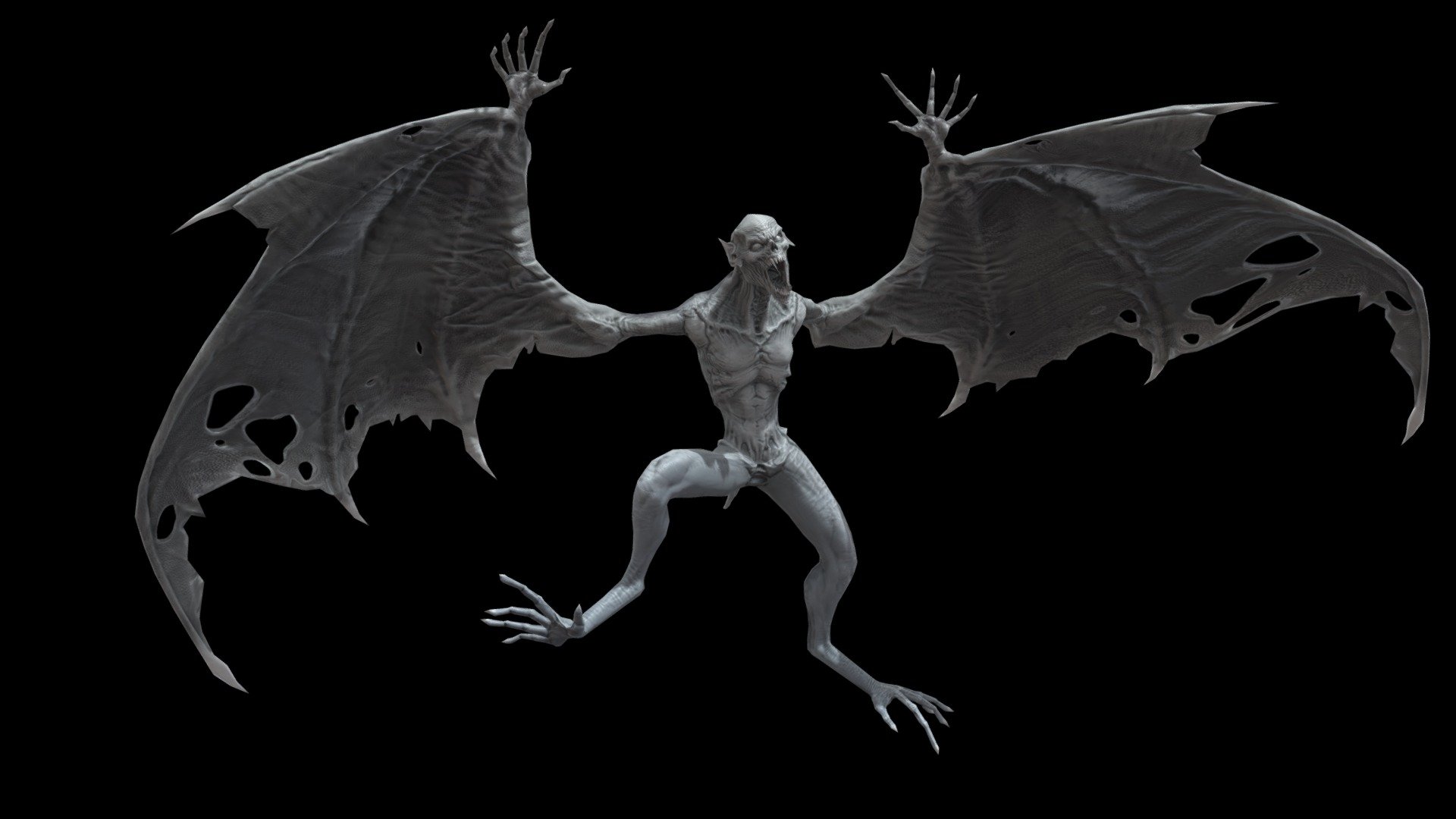 Old Vampire 3d model