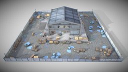 Realistic Modern Industrial Warehouse Asset Pack