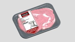 Fresh Frozen Beef Pack Low Poly