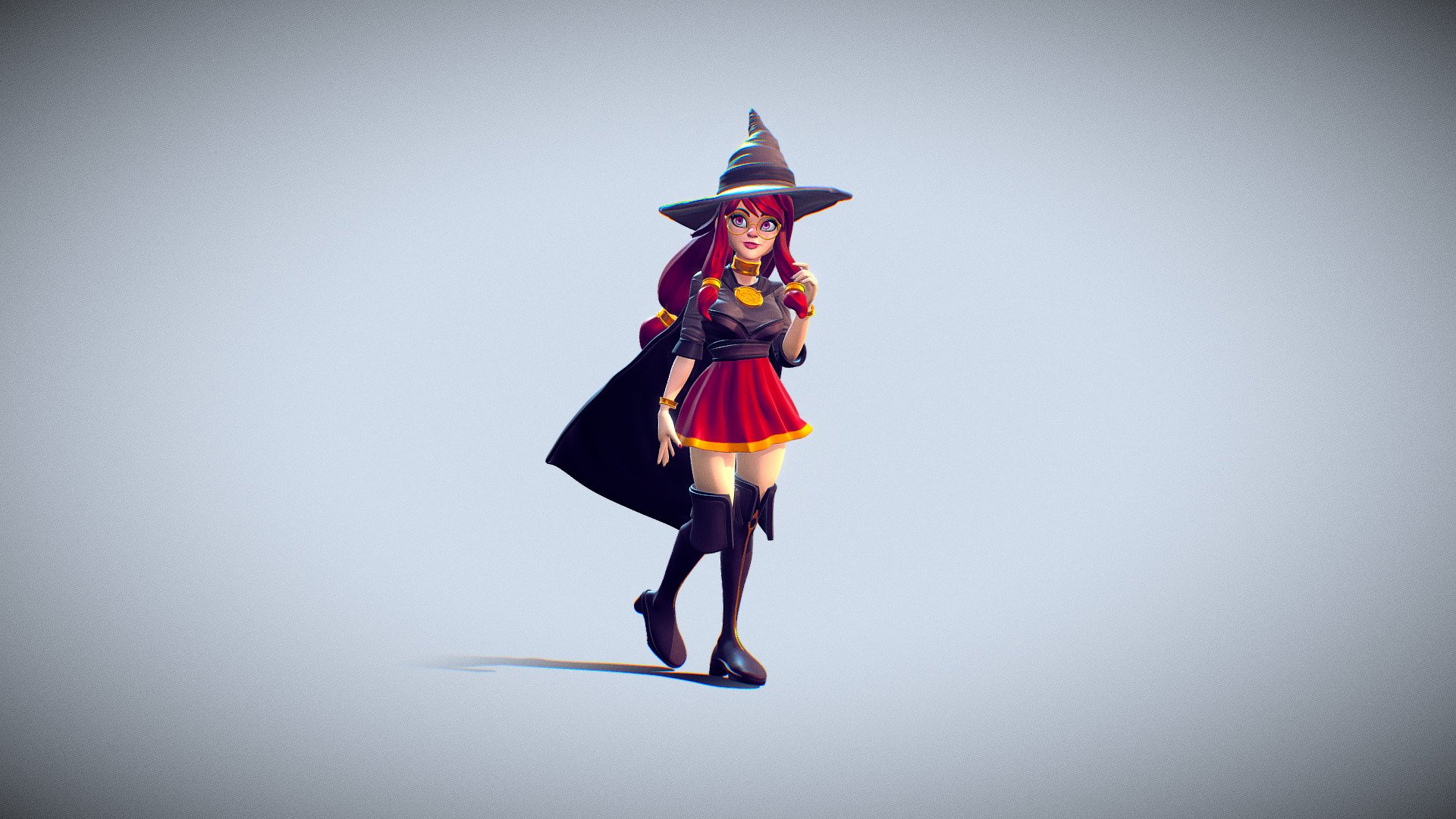 Red Witch 3d model