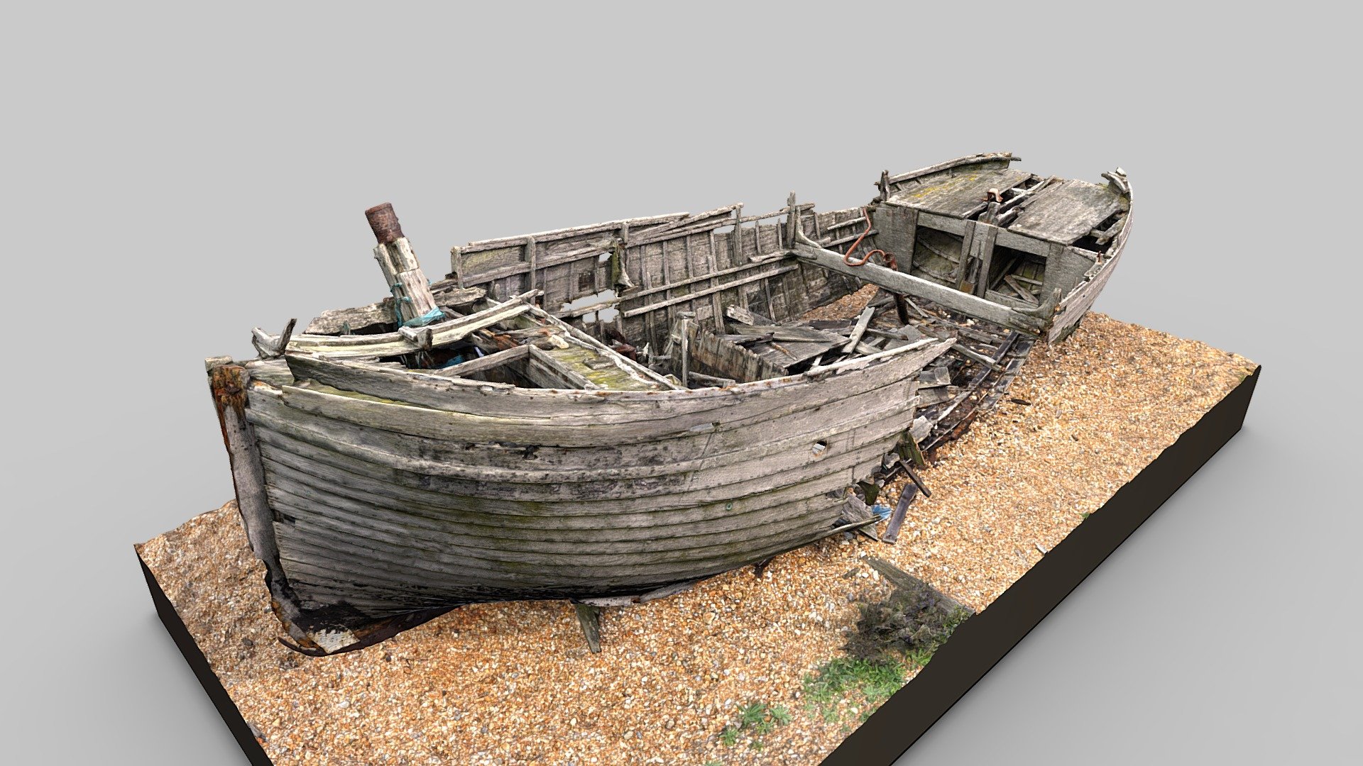 Dungeness Boat 3d model