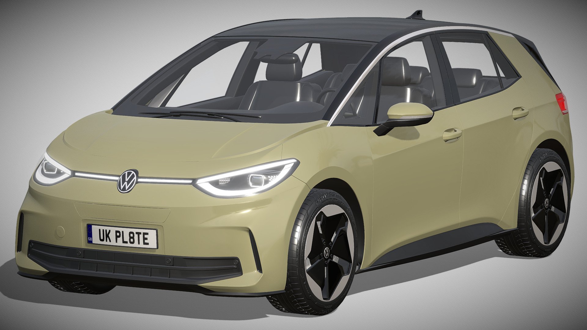 Volkswagen ID3 2024 3d model