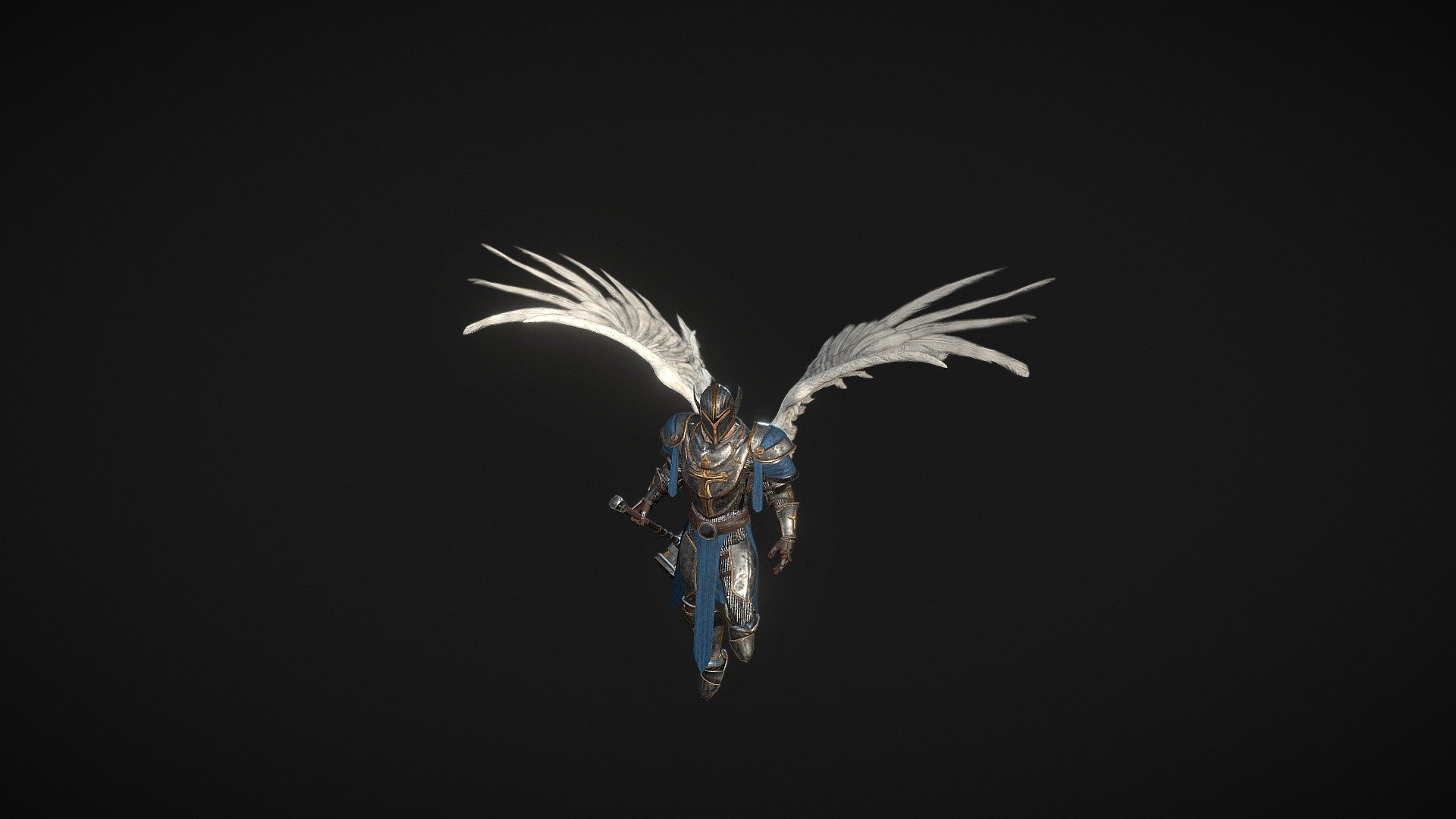 Angel knight 3d model