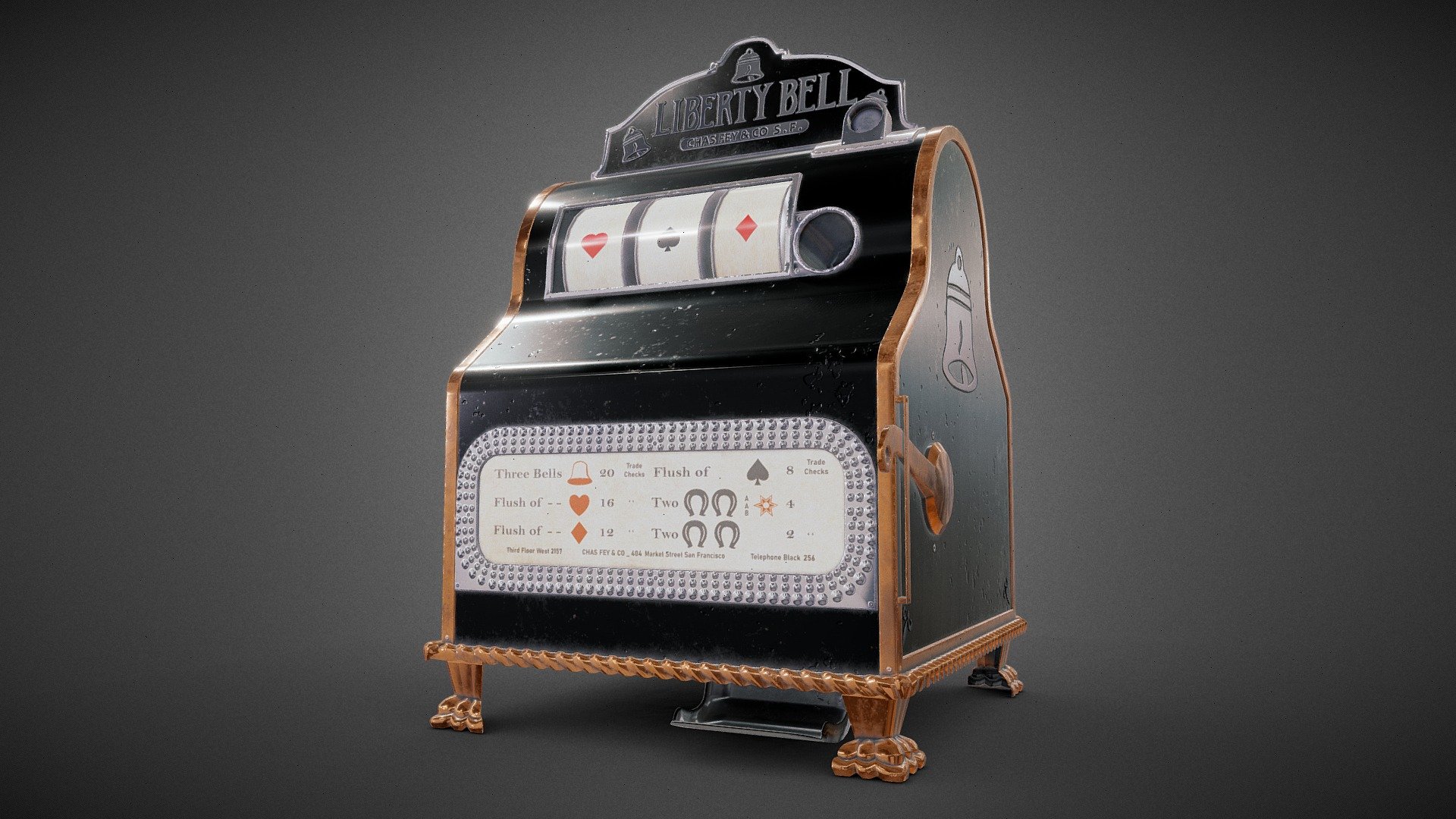 Slot machine 3d model