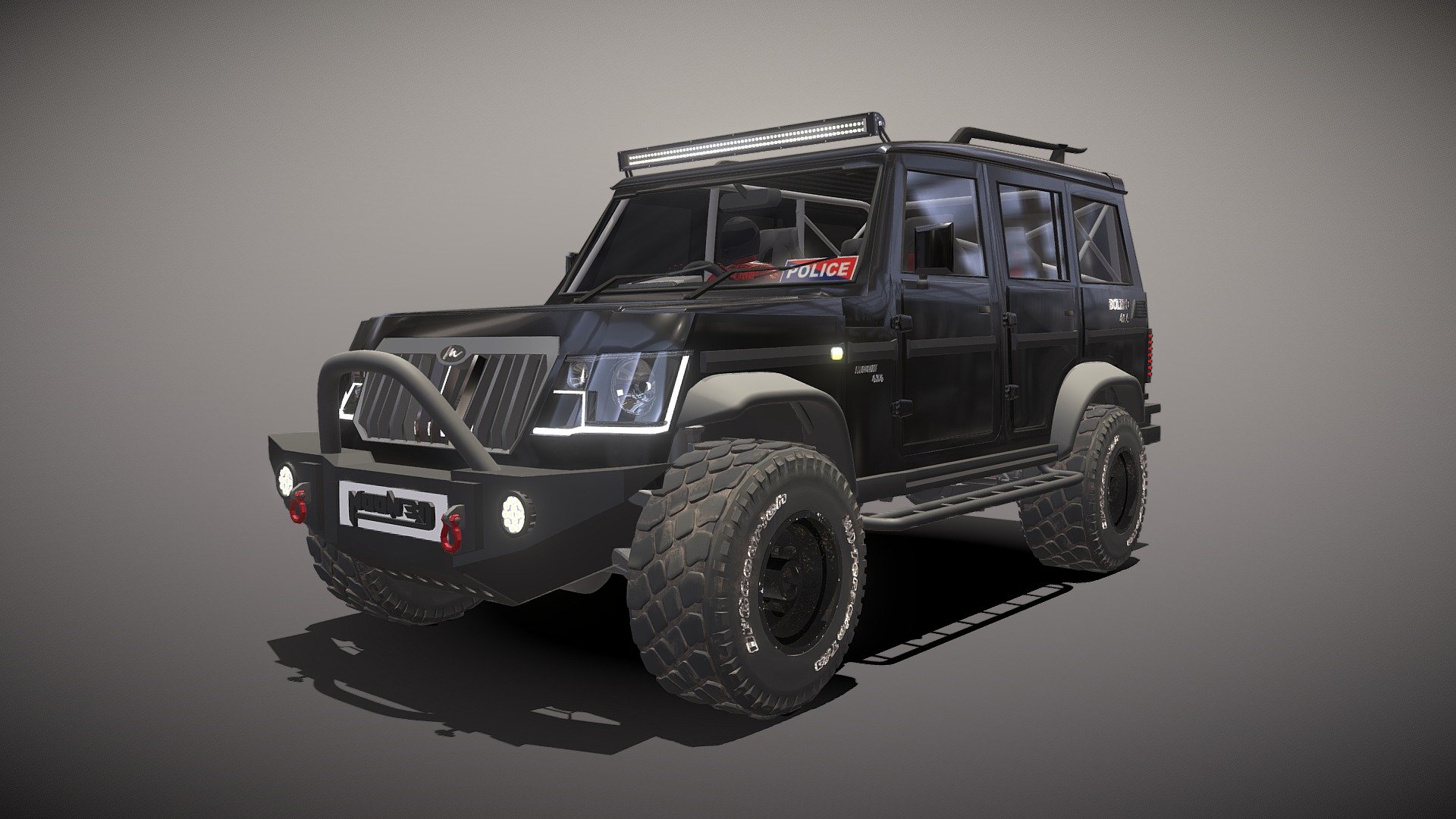 Mahindra bolero 3d model