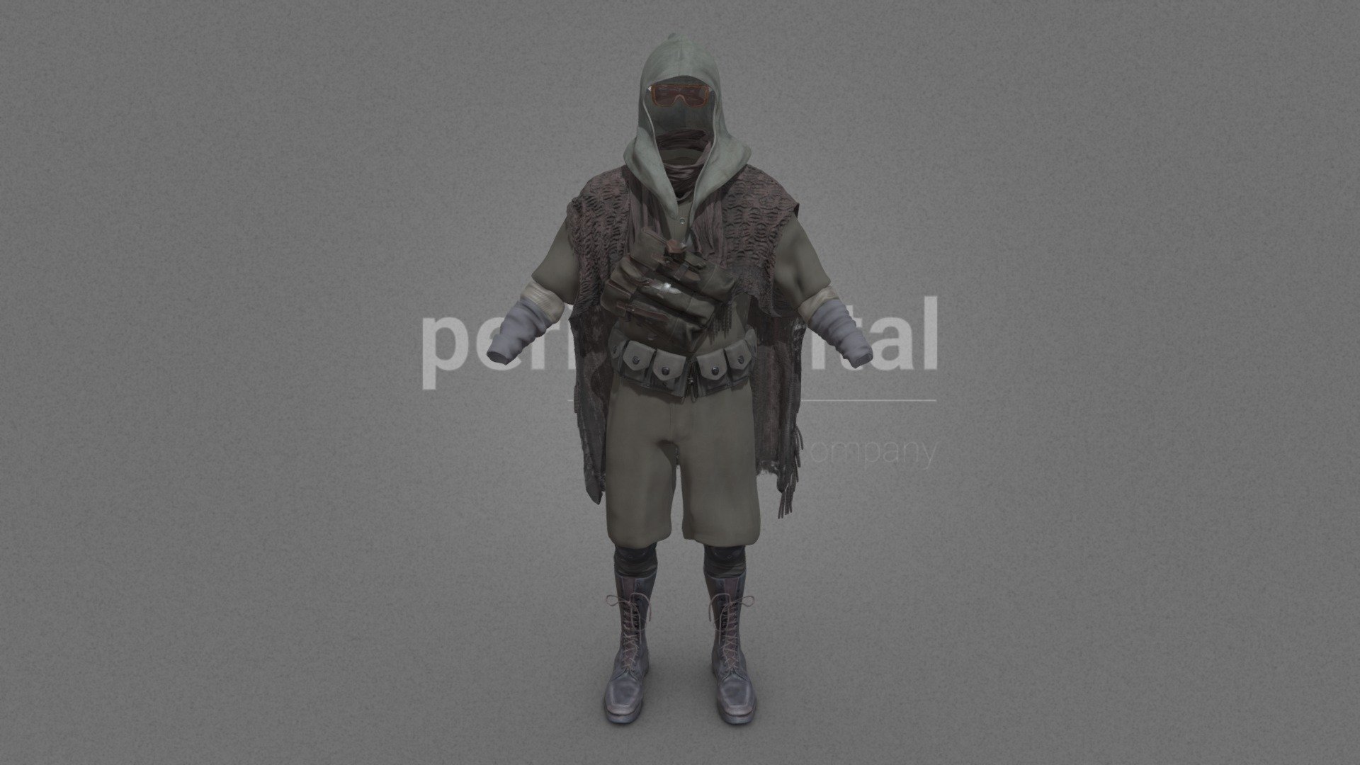 Wasteland Series 3d model