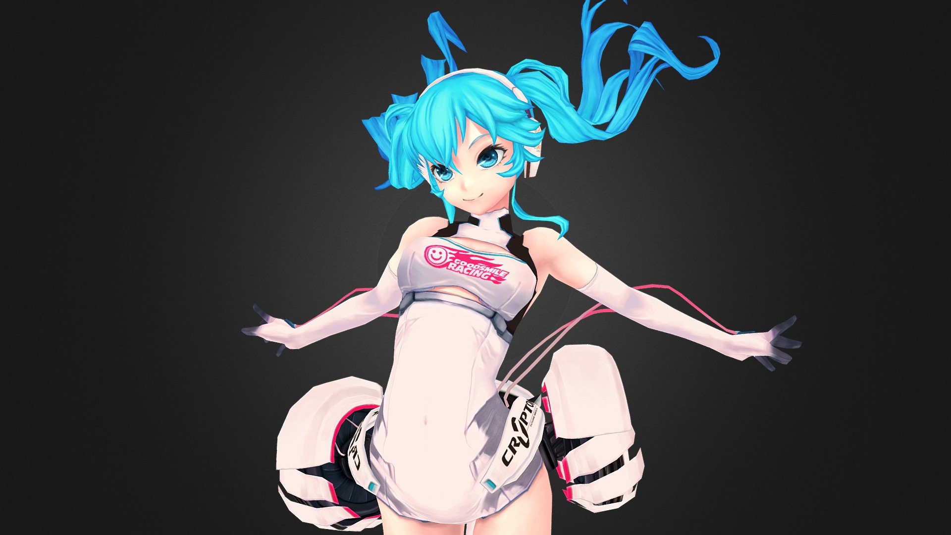 Racing Miku 2014 Ver. 3d model