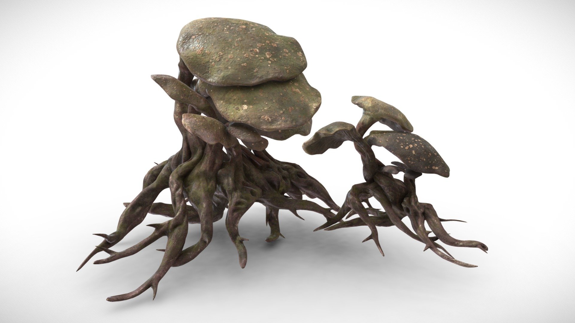 Alien Plant Fantasy Mushroom #1 3d model