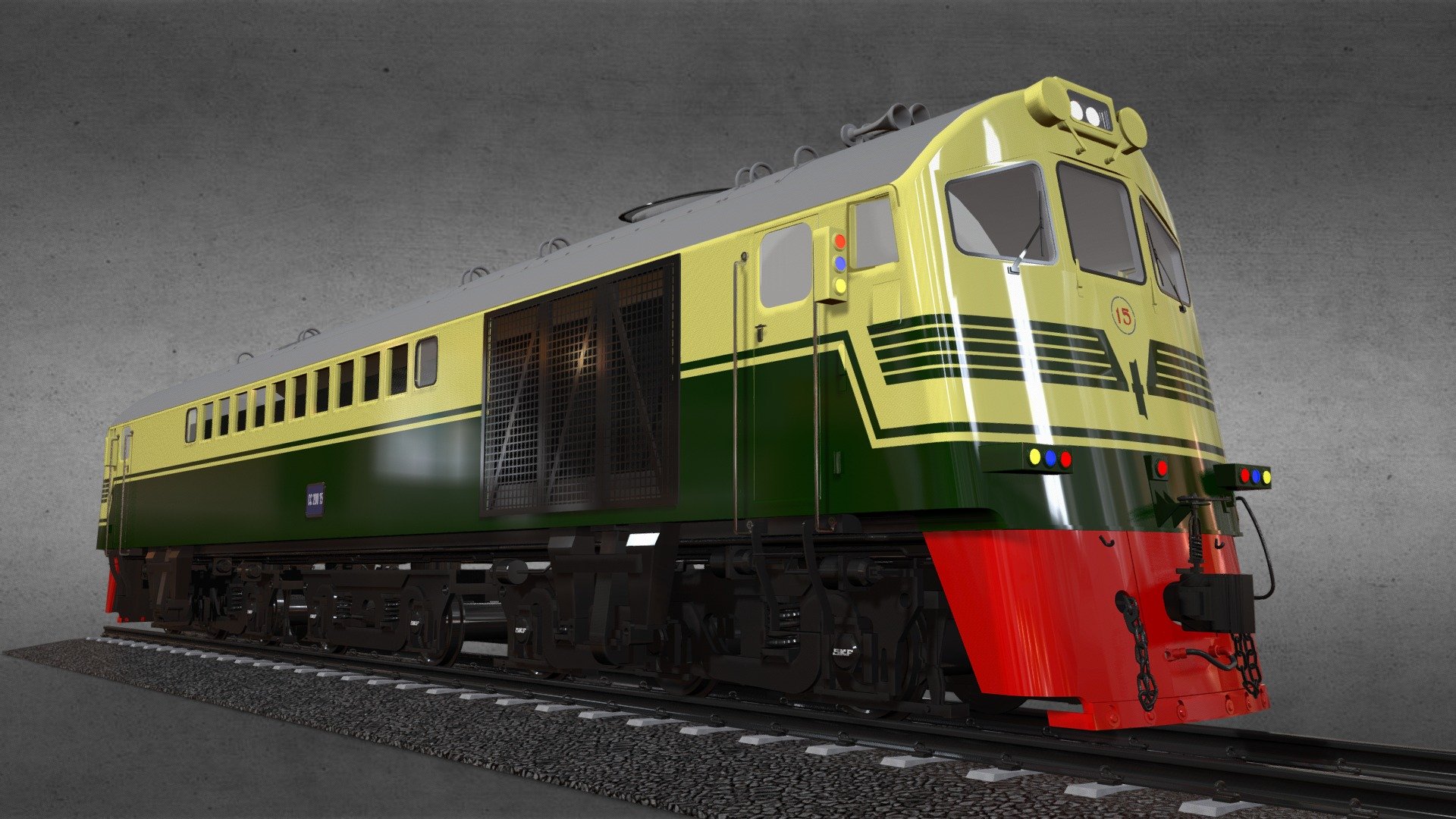 CC 200 (Alco-GE UM 106T) 3d model