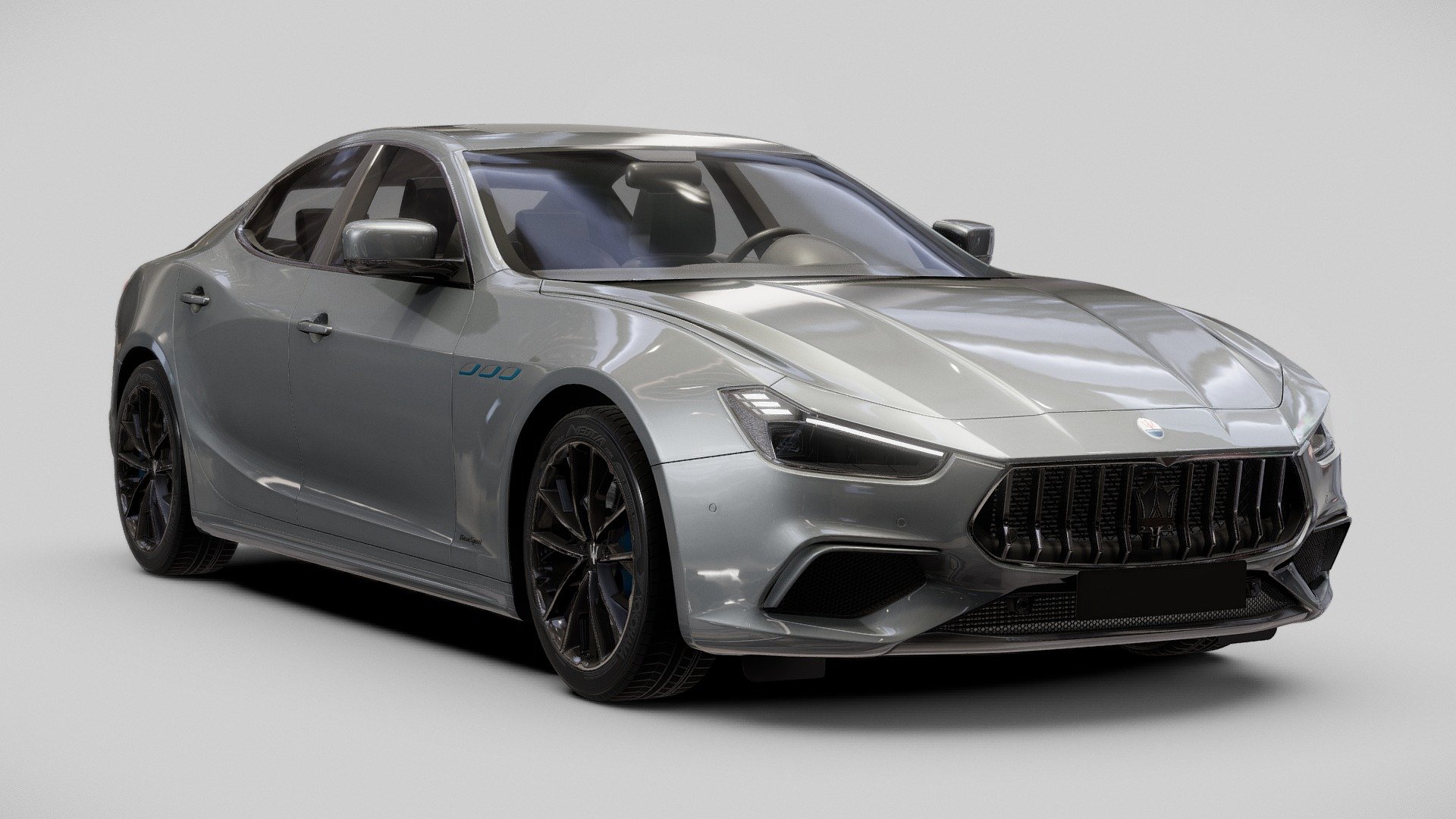 Maserati Ghibli hybrid 3d model