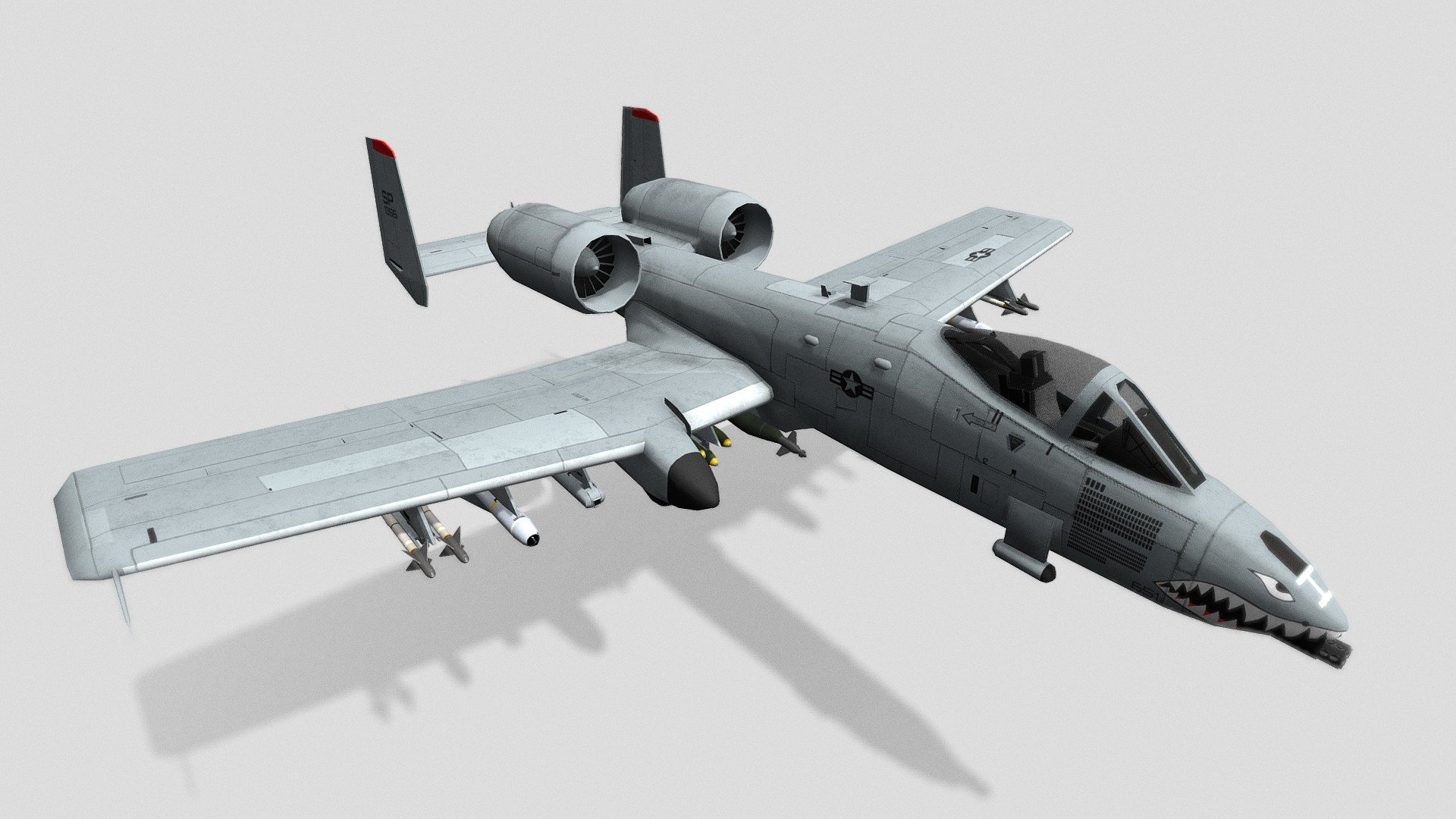 A-10 Thunderbolt II 3d model