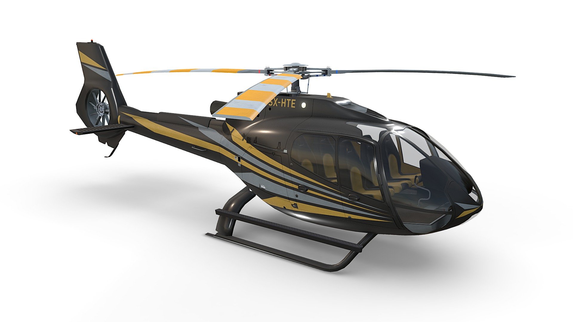 Generic Helicopter Airbus H130 Livery 3 3d model