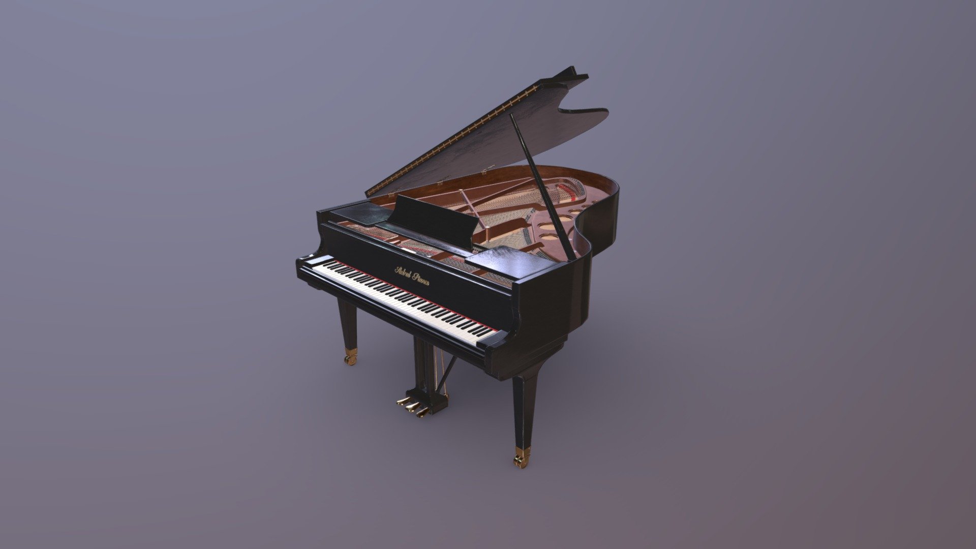 Grand Piano 3d model