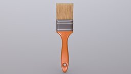 Low Poly Paint Brush