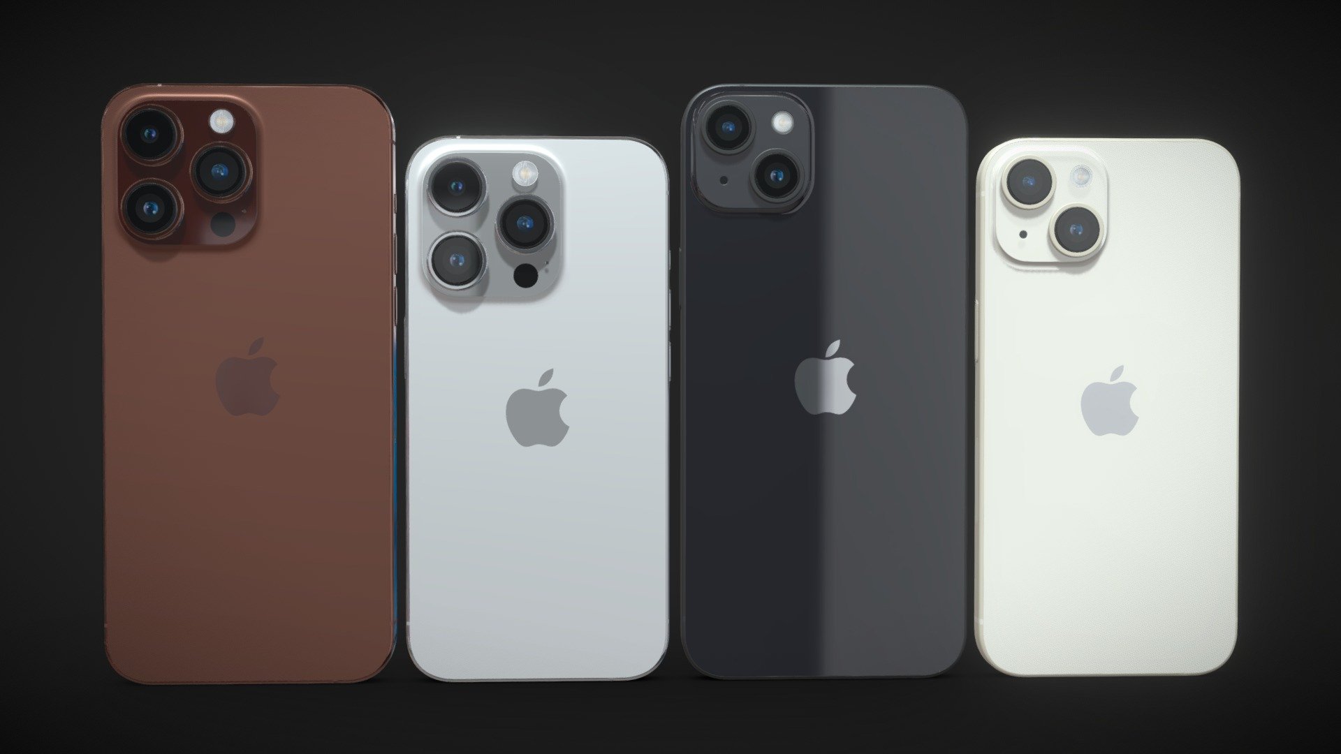 Apple iPhone 15 Collection v1 3d model