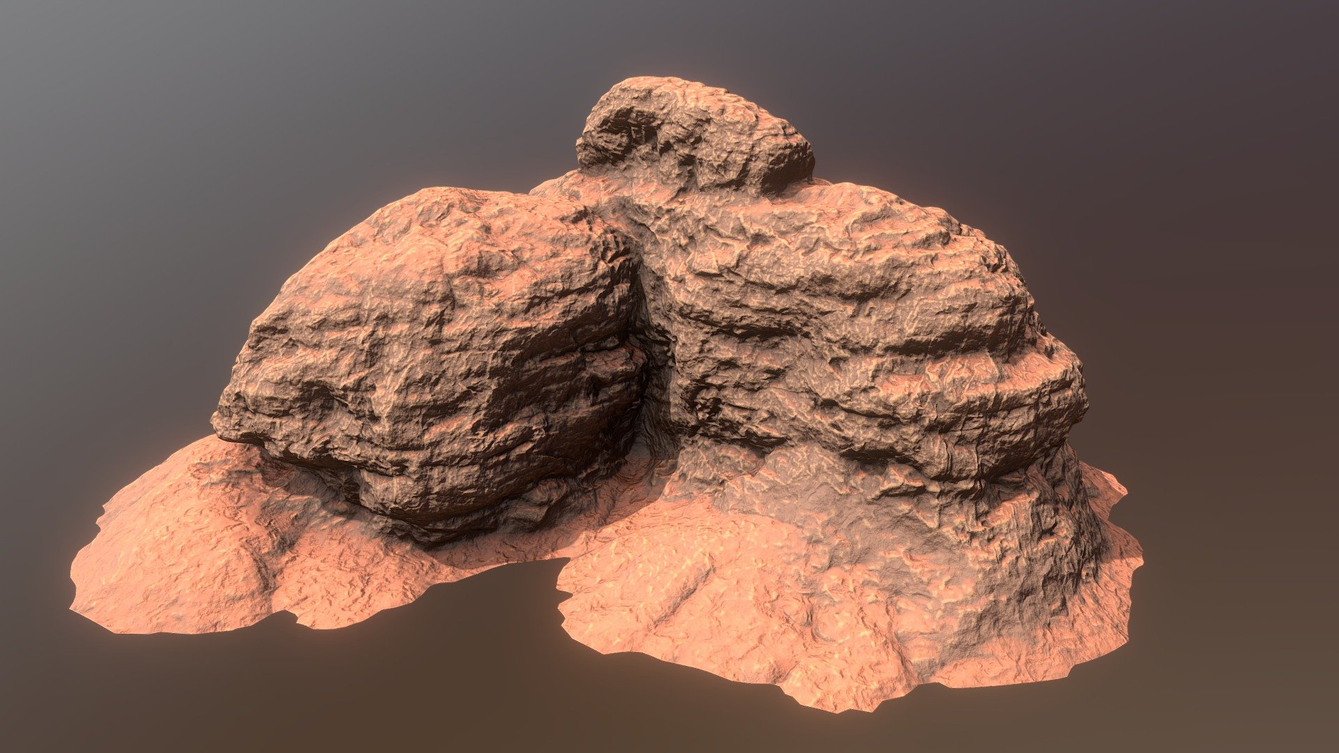 Desert Rock 3d model