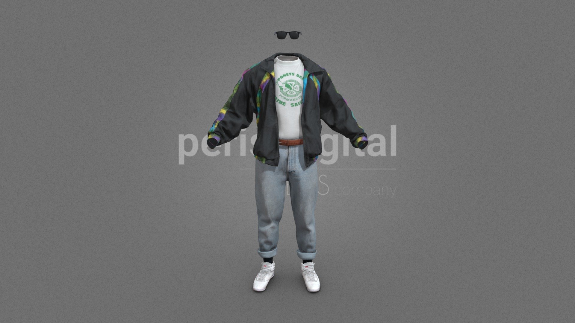 80s Fashion Series 3d model