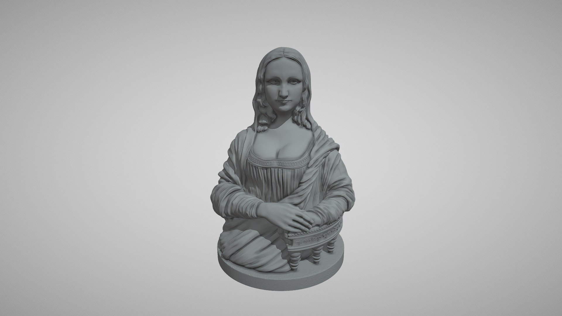 Mona_Lisa-La_Gioconda 3d model