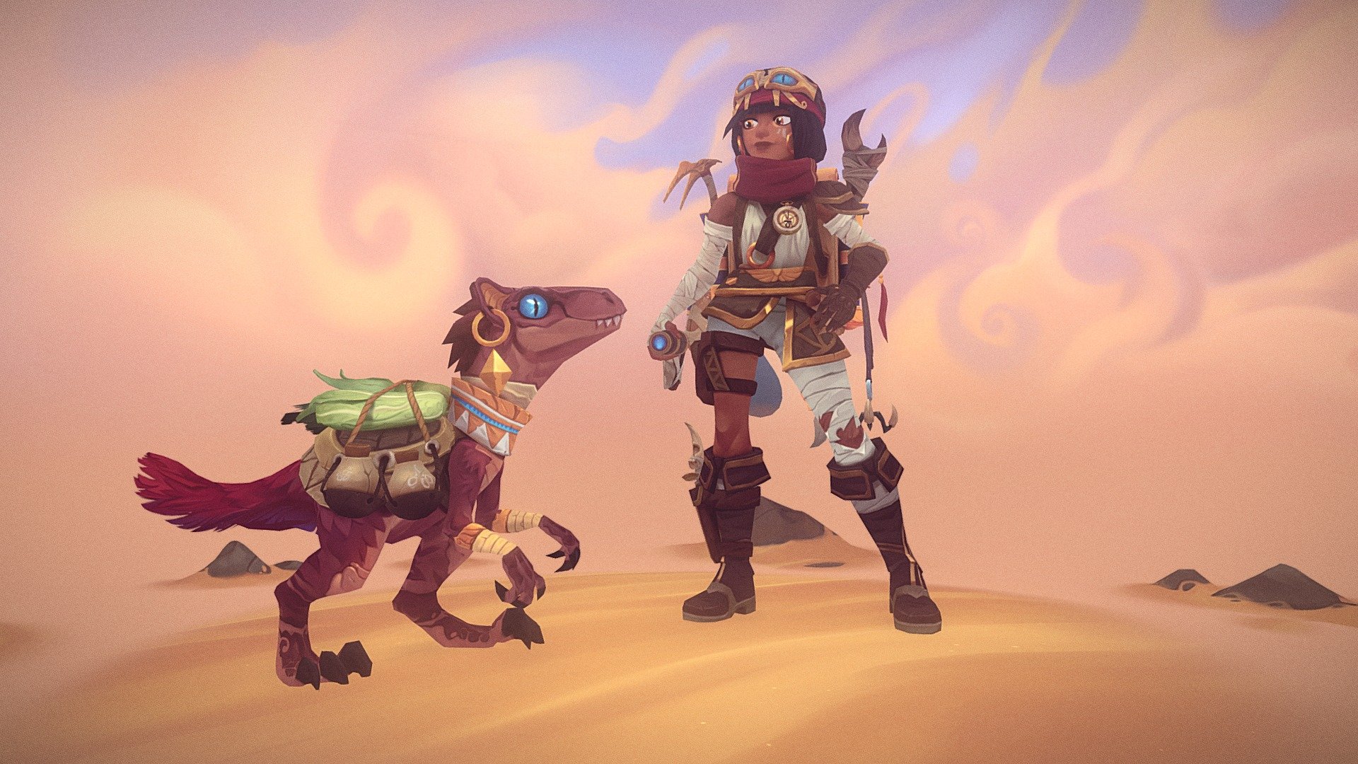 Desert Adventurer 3d model