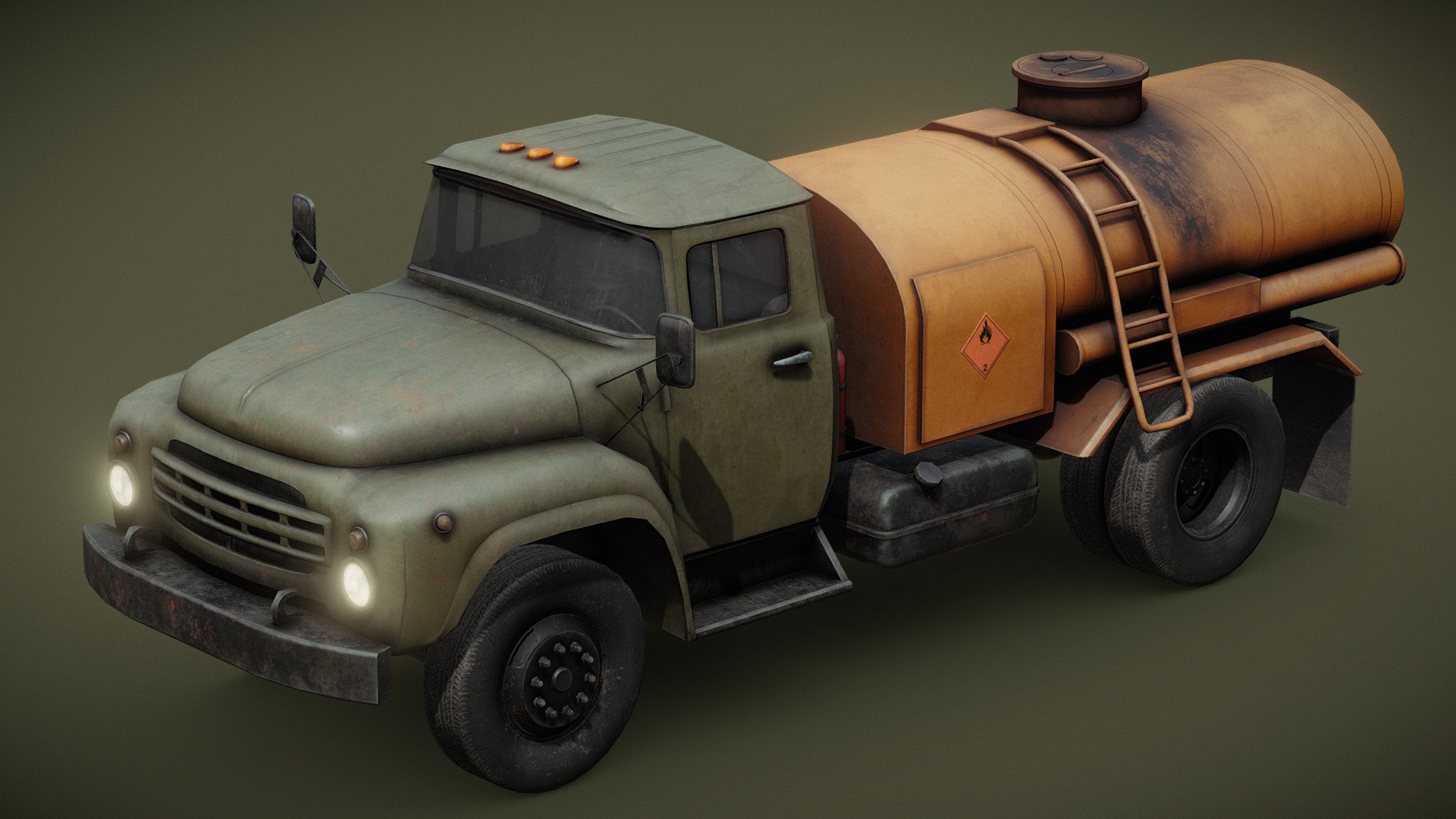 Tanker Truck 3d model