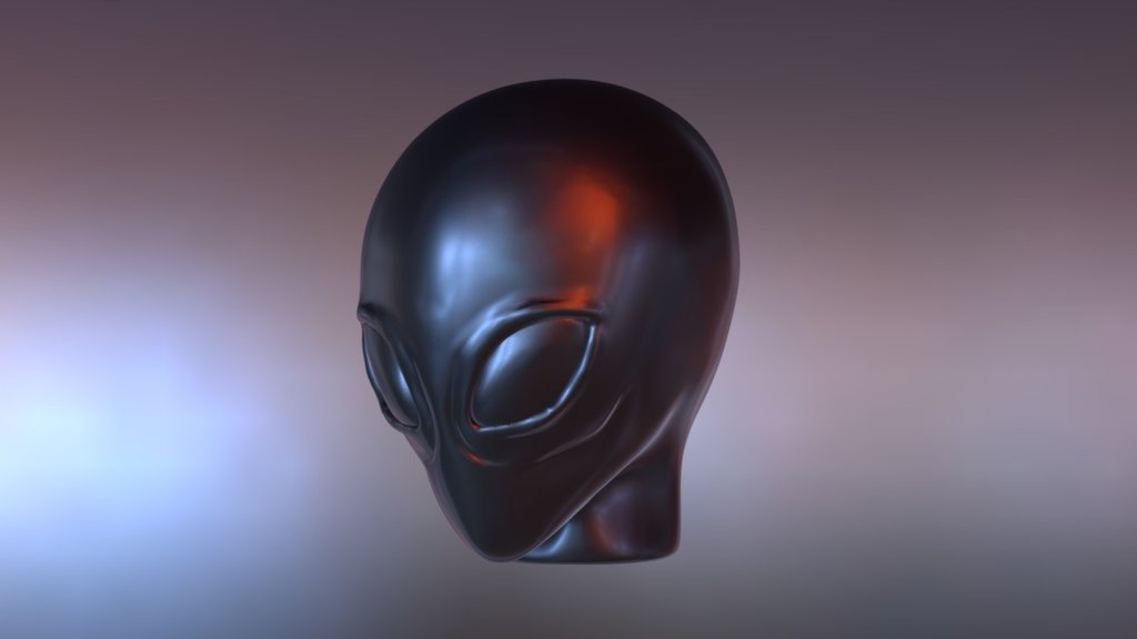 SofViCK: Alien Head that you can carve 3d model