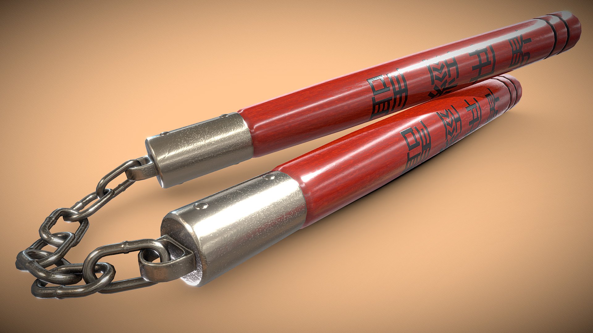 Nunchucks 3d model