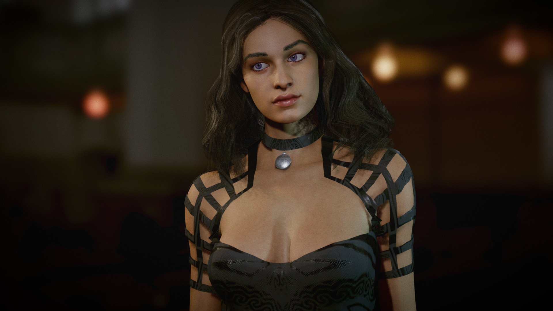 Anya as Yennefer 3d model